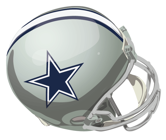 Dallas Cowboys 1967-1975 Helmet t shirt iron on transfers